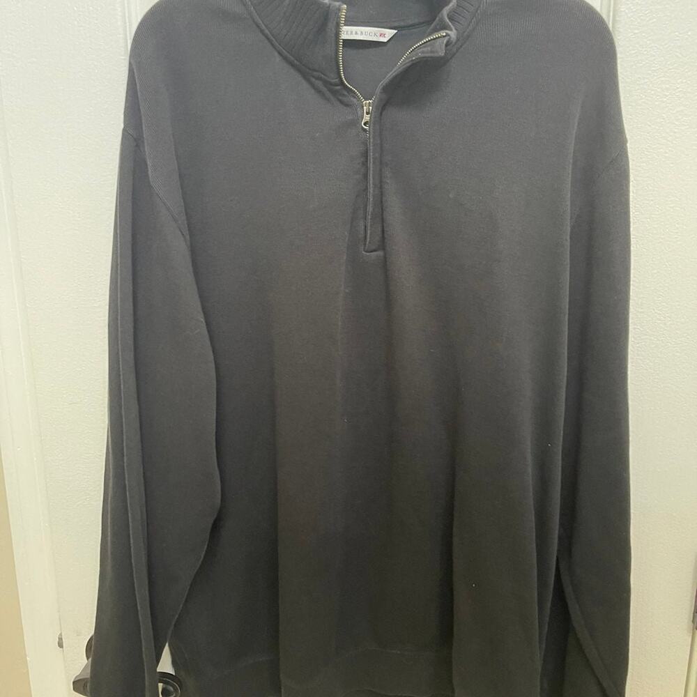 Mens Cutter & Buck Pullover 3/4 zip sweater athleisure sz XL